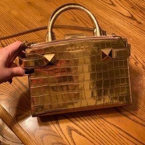 Michael Kors gold purse